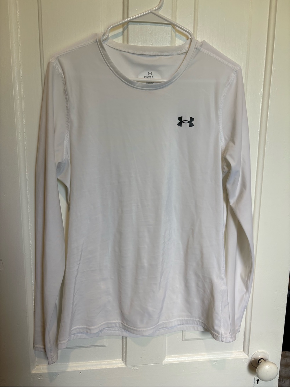 Under Armour Womens White Long-Sleeve Performance Shirt